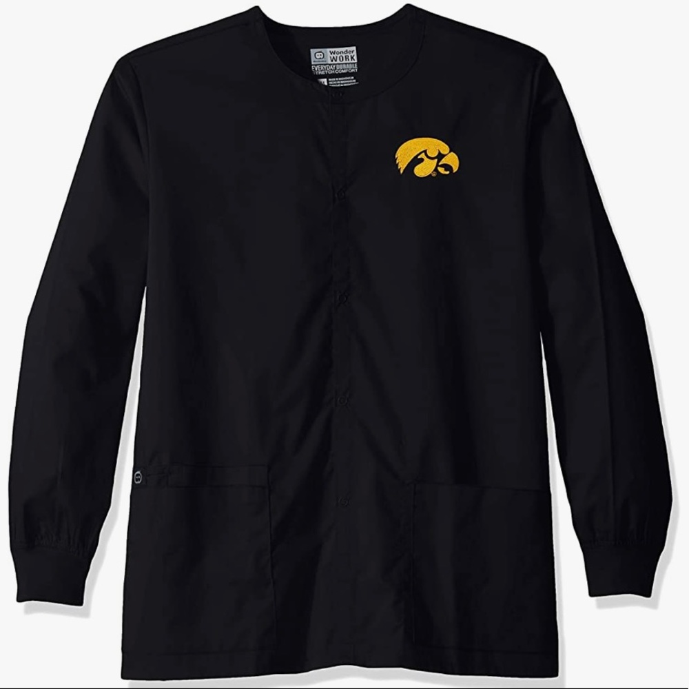 University of Iowa Wonder Work stretch comfort thin jacket Women’s size XXS